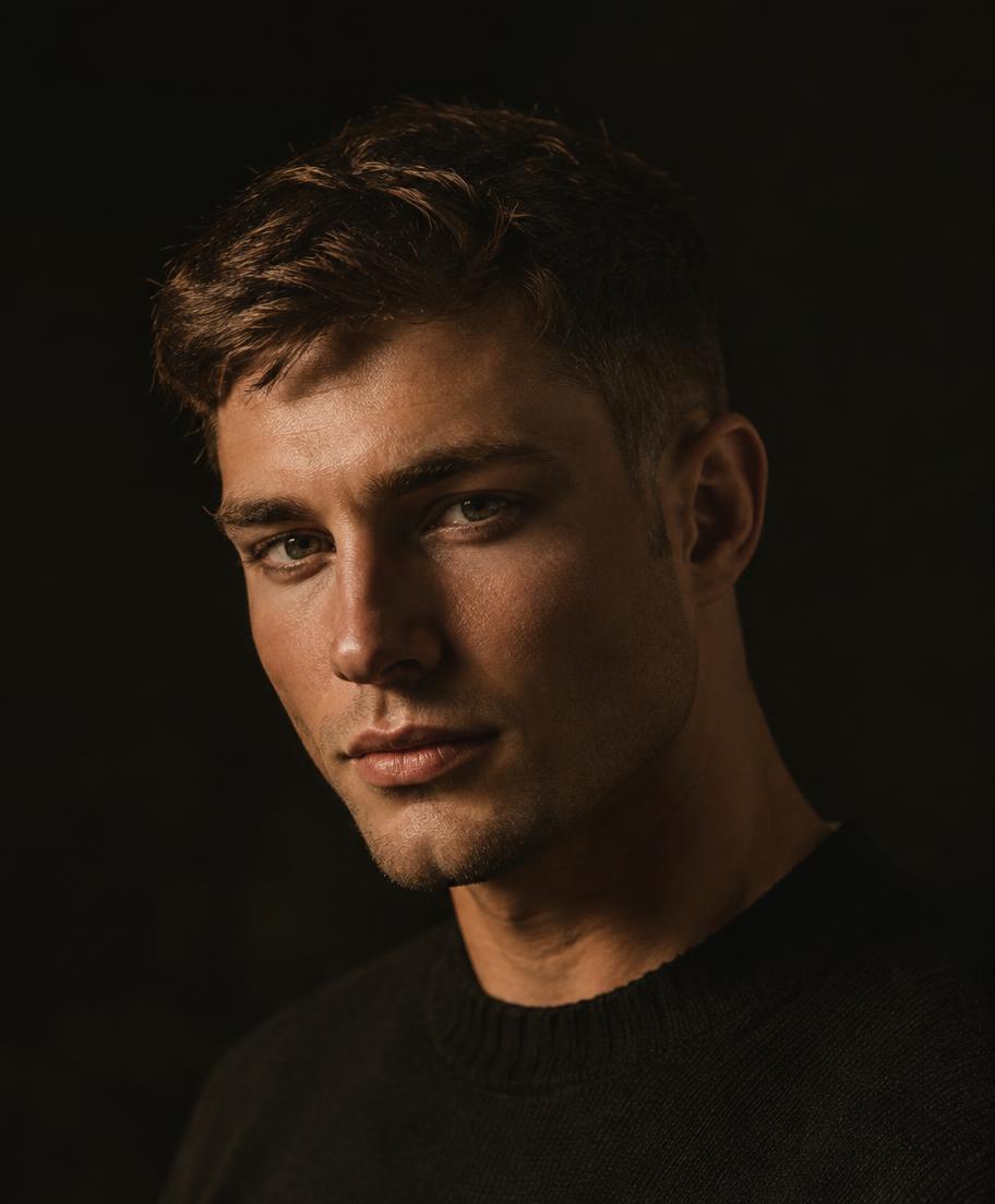 Textured crop with subtle dimensional tone